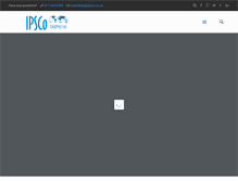 Tablet Screenshot of ipsco.co.za